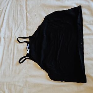 🩴Black Spaghetti Strap Crop Top Size M